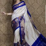 ZARI CHECKS DOUBLE KADDI BORDER DESIGNER SILK SAREE
