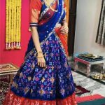 FREE SIZE LEHANGAS RED/PINK BORDER - 2